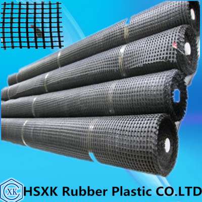 high tensile strength soft soil reinforcement fiberglass biaxial geogrid